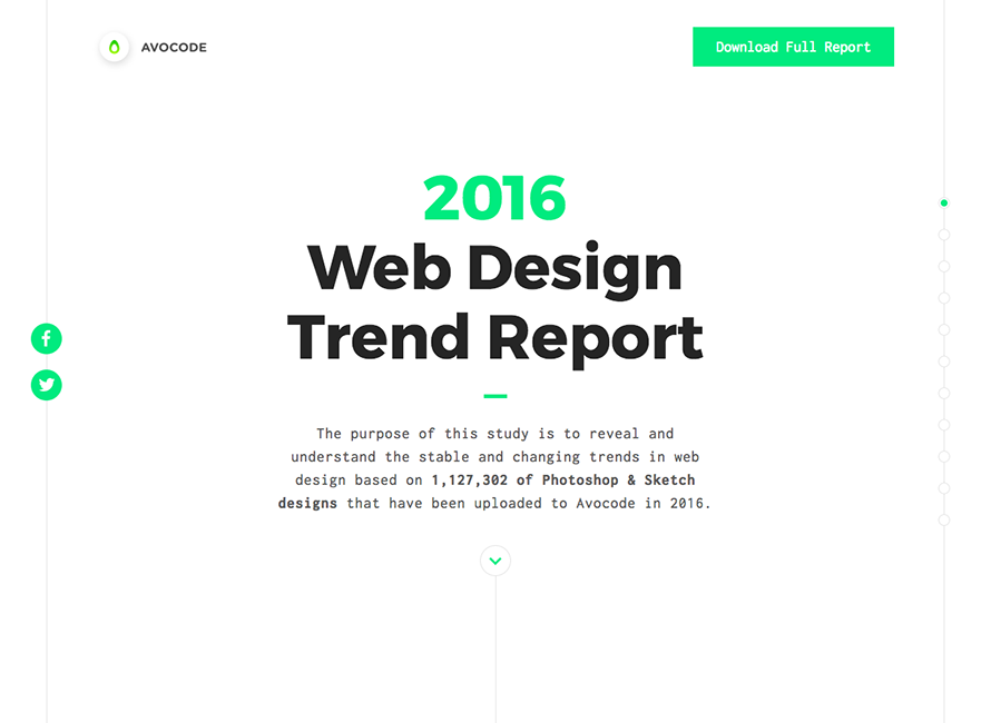 Avocode 2016 Web Design Report